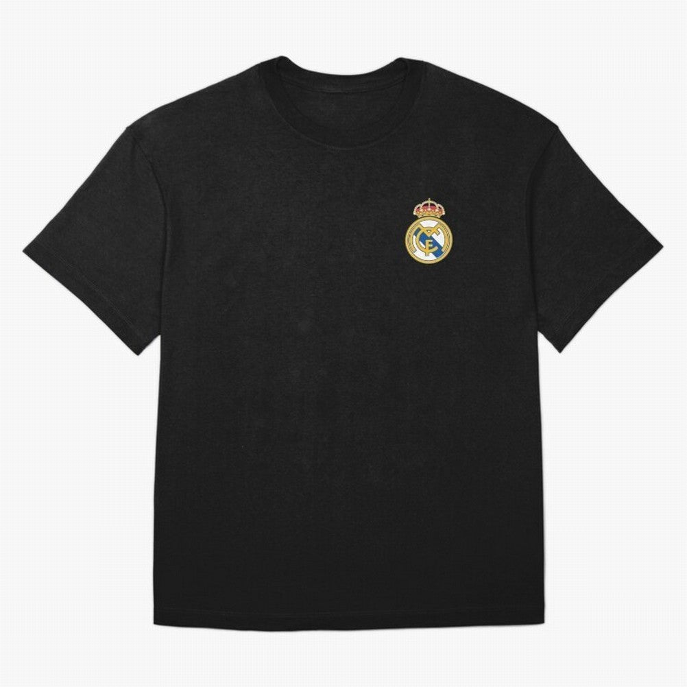 Madrid Football Logo Oversized T-Shirt Celebrate the Biggest Stage of FIFA World Cup 2026 Inspired by Neymar, England, France and Netherlands Energy, Sports Nostalgia, International Competition, Famous Players and Unforgettable Victories; Great for