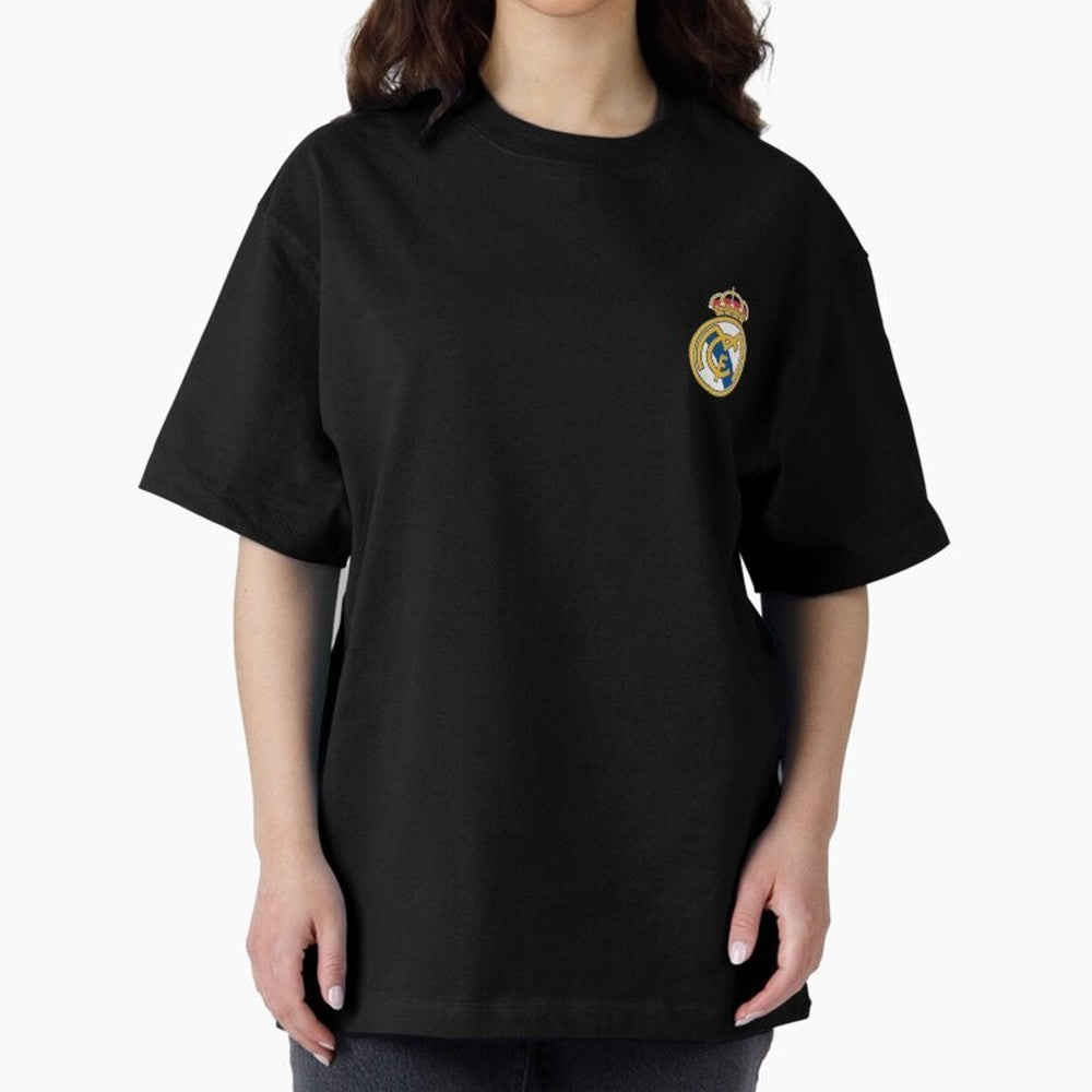 Madrid Football Logo Oversized T-Shirt Celebrate the Biggest Stage of FIFA World Cup 2026 Inspired by Neymar, England, France and Netherlands Energy, Sports Nostalgia, International Competition, Famous Players and Unforgettable Victories; Great for
