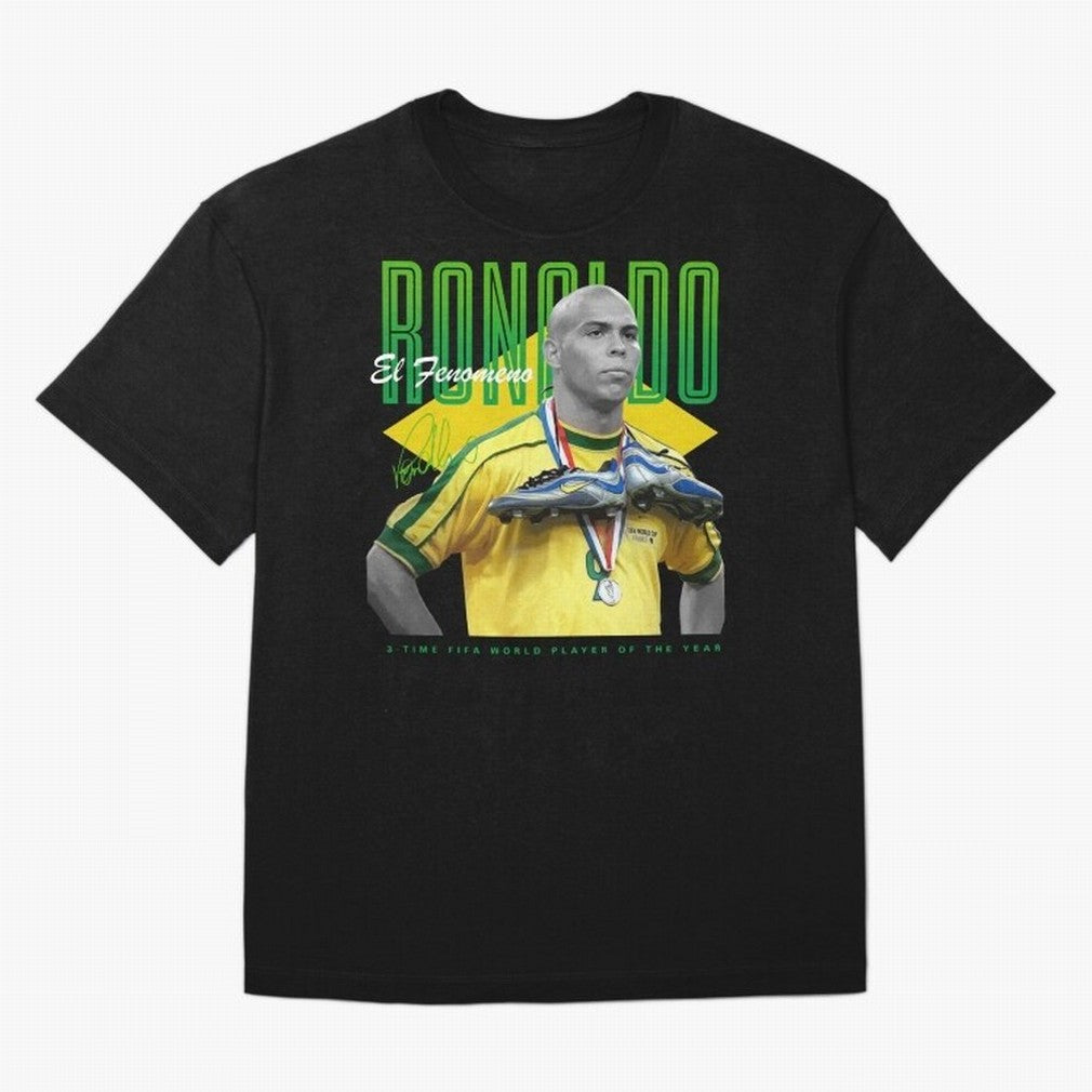 Ronaldo 3 Time Fifa World Player Of The Year Oversized T-Shirt Celebrate Football Heritage in FIFA World Cup 2026 Group Stage for Fans of Cristiano Ronaldo, Haaland and CR7 and Argentina, France and Brazil, Bringing Championship Spirit, Famous