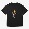 Legends of The Beautiful Game Cartoon Collection Legends Socrates Cartoon Artwork9 Oversized T-Shirt Live for the Drama of Match Day Hype around FIFA World Cup 2026, Messi, Neymar and Mbappe, Brazil, Worldwide Fan Energy, Dramatic Goals, Stadium