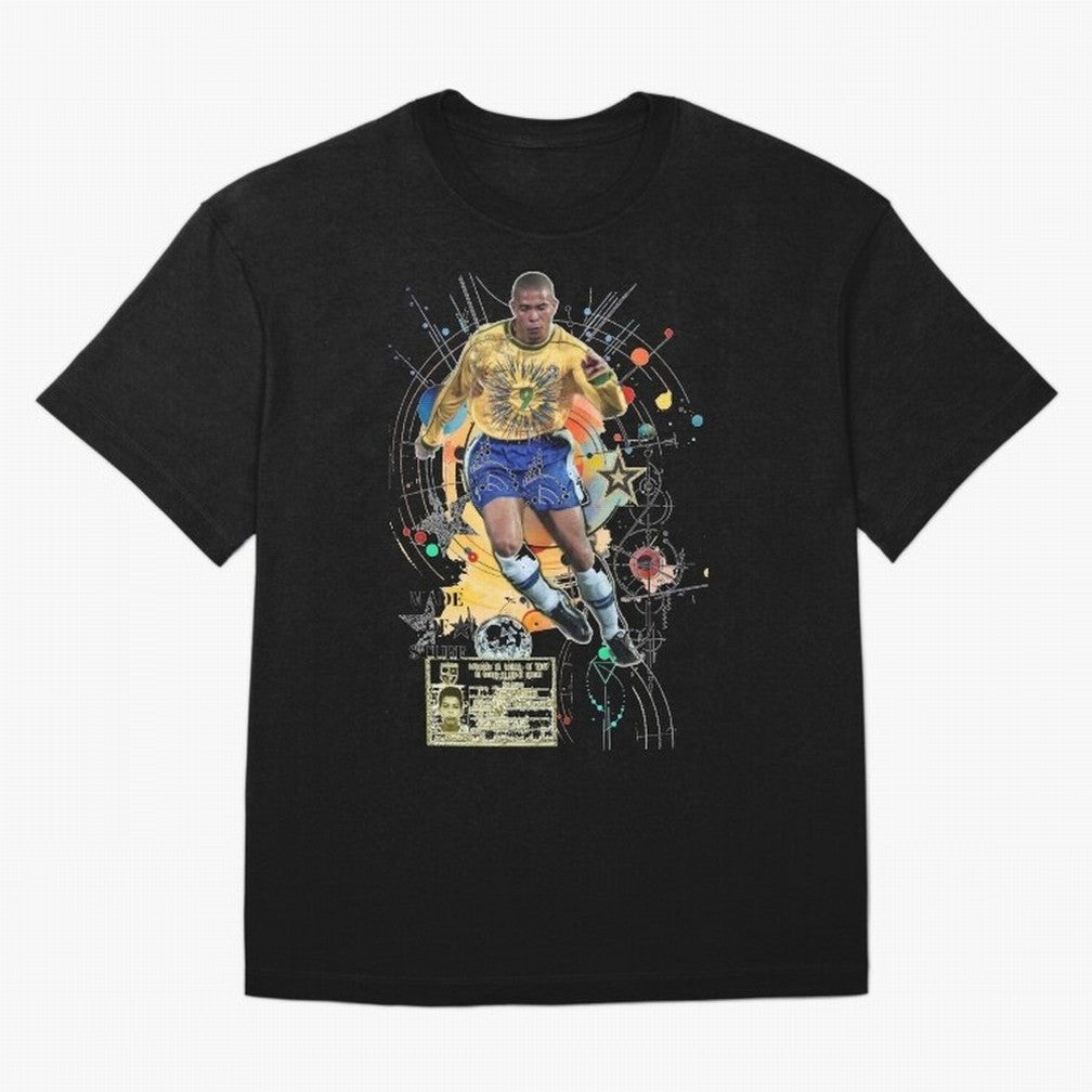 Ronaldo Nazario Football Playmaker Oversized T-Shirt Share the Excitement of FIFA World Cup 2026 USA Canada Mexico Spirit, Inspired by Spain and Netherlands, Messi, Neymar and Mbappe, Match Day Excitement, Supporter Culture, Golden Goals and Global