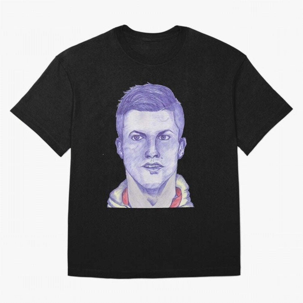 C-Ronaldo portrait drawing Oversized T-Shirt Celebrate FIFA World Cup 2026 Group Stage Made for CR7 and Messi, Brazil, Portugal and Argentina Energy, Goal Celebration Energy, Supporter Heritage, Football Icons and Worldwide Tournament Joy; Ideal