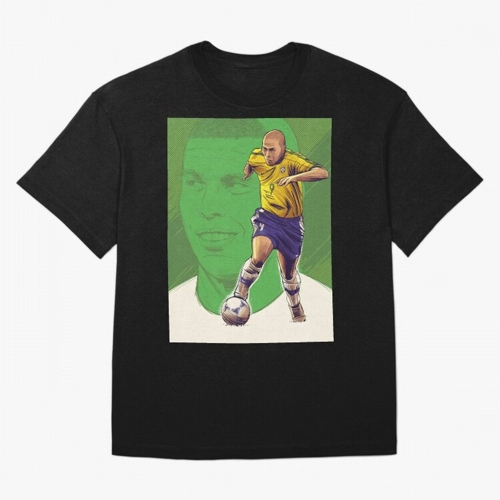 Wallpaper Ronaldo Nazario Oversized T-Shirt Celebrate Every Goal in FIFA World Cup 2026 for Fans of Mbappe and Neymar and France, Bringing Tournament Hype, Historic Matchups, Family Viewing Parties and Global Sports Pride; Made for Collectors Who