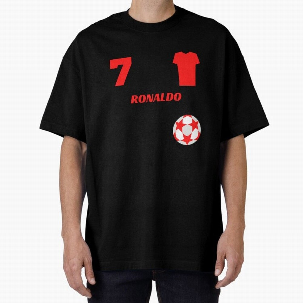 Ronaldo 7 - Man U Back to Manchester Oversized T-Shirt Feel the Roar of Match Day Hype around FIFA World Cup 2026 USA Canada Mexico, Cristiano Ronaldo, Haaland and CR7, Germany, Football Passion, Legendary Performances, Festival Vibes and Supporter