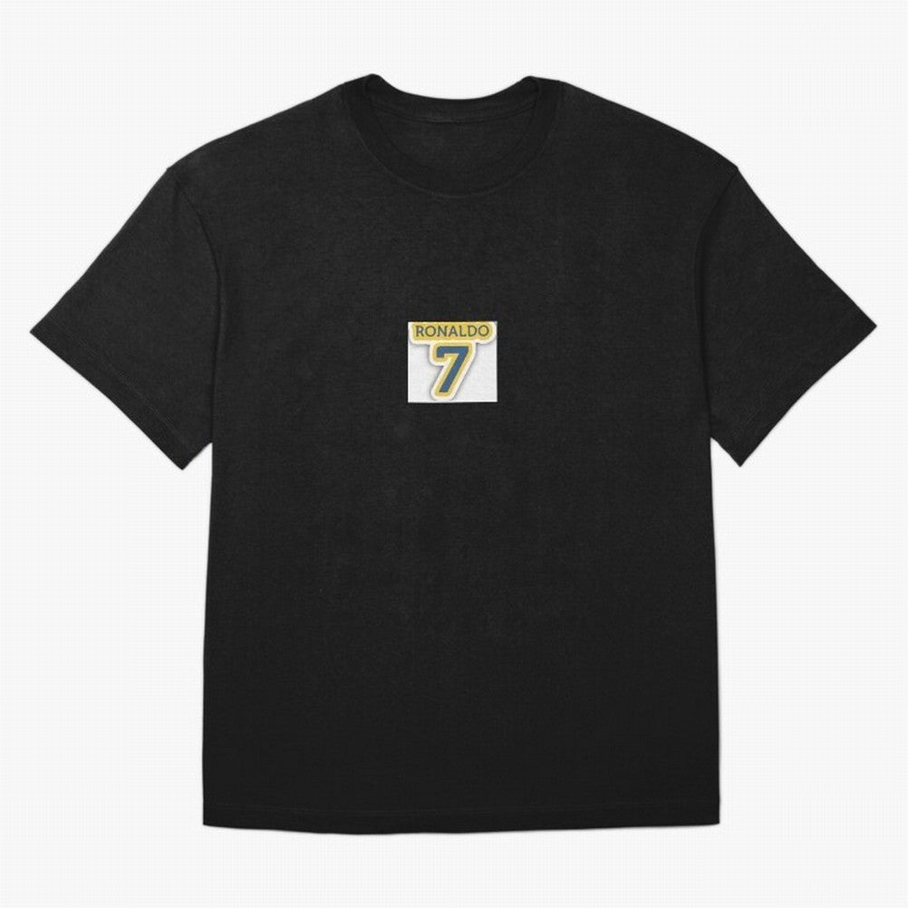 Ronaldo sticker Oversized T-Shirt Honor Match Day Hype around FIFA World Cup 2026 Group Stage, Haaland and Mbappe, England and Germany, Global Supporter Spirit, Legendary Goals, National Colors and Tournament Celebration; Ideal for Football Dads,