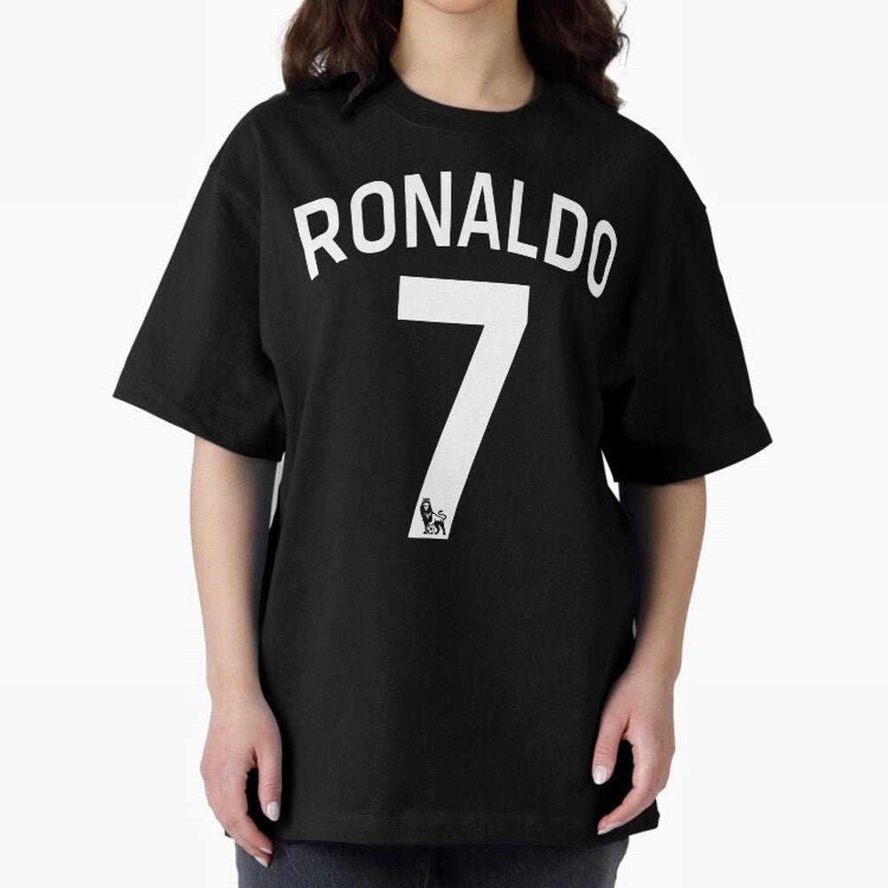 Ronaldo 7 Oversized T-Shirt Celebrate the Magic of the FIFA World Cup 2026 Journey through CR7 and Messi Highlights, Brazil Pride, Vintage Soccer Flavor, Modern Football Stars, National Flags and Final Night Emotion; Made for Die Hard Supporters,