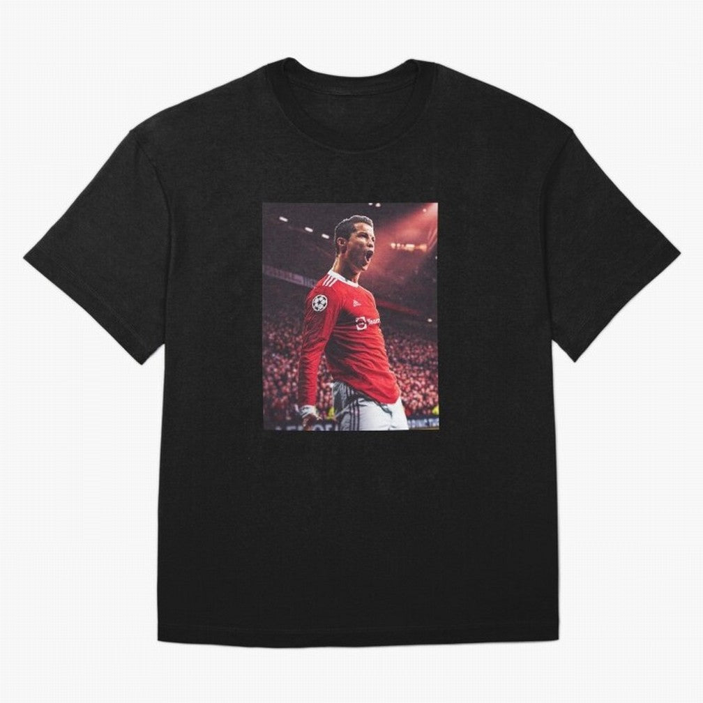 Cristiano Ronaldo CR7 Manchester Home 202122,Ronaldo Gifts, Ronaldo Best Selling , Ronaldo Top Item Oversized T-Shirt Feel International Energy from FIFA World Cup 2026 Inspired by Mbappe, Spain Energy, Soccer Culture, Superstar Moments, National