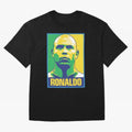 Ronaldo - BRAZIL Oversized T-Shirt Support Iconic Players in Global Football Passion for FIFA World Cup 2026 Group Stage, Capturing Neymar, Haaland and Cristiano Ronaldo, Netherlands, Global Supporter Spirit, Legendary Goals, National Colors and