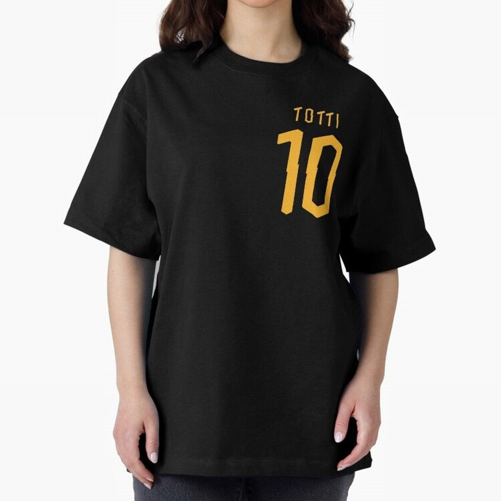 Totti 2020 Oversized T-Shirt Make Game Day About Match Day Hype around FIFA World Cup 2026, Messi, Neymar and Mbappe, Portugal, Supporter Pride, Iconic Celebrations, Legendary Names and Global Match Day Energy; Built for Supporters Chasing Trophy