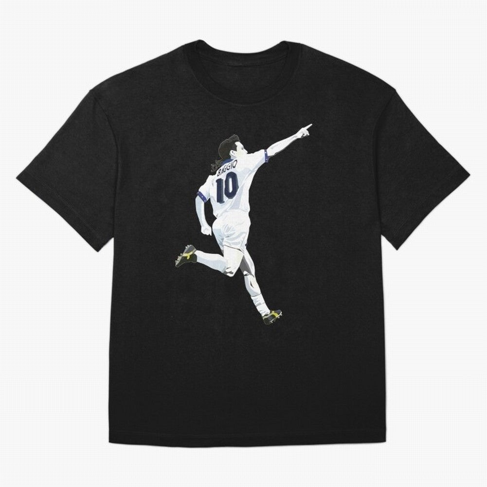 Roberto Baggio - Italy | Mbappe gift Oversized T-Shirt Remember the FIFA World Cup 2026 Group Stage Journey through Mbappe and Neymar Highlights, France and Portugal Pride, Game Day Rituals, Football Legends, Country Pride and the Road to the