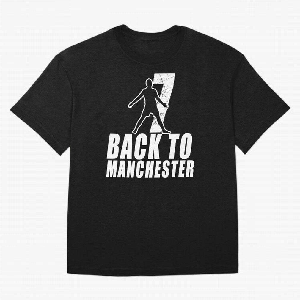 Men Back to manchester, Welcome to manchester Oversized T-Shirt Feel the Heartbeat of Match Day Hype around FIFA World Cup 2026 USA Canada Mexico, Messi, CR7 and Mbappe, France, Vintage Soccer Flavor, Modern Football Stars, National Flags and Final