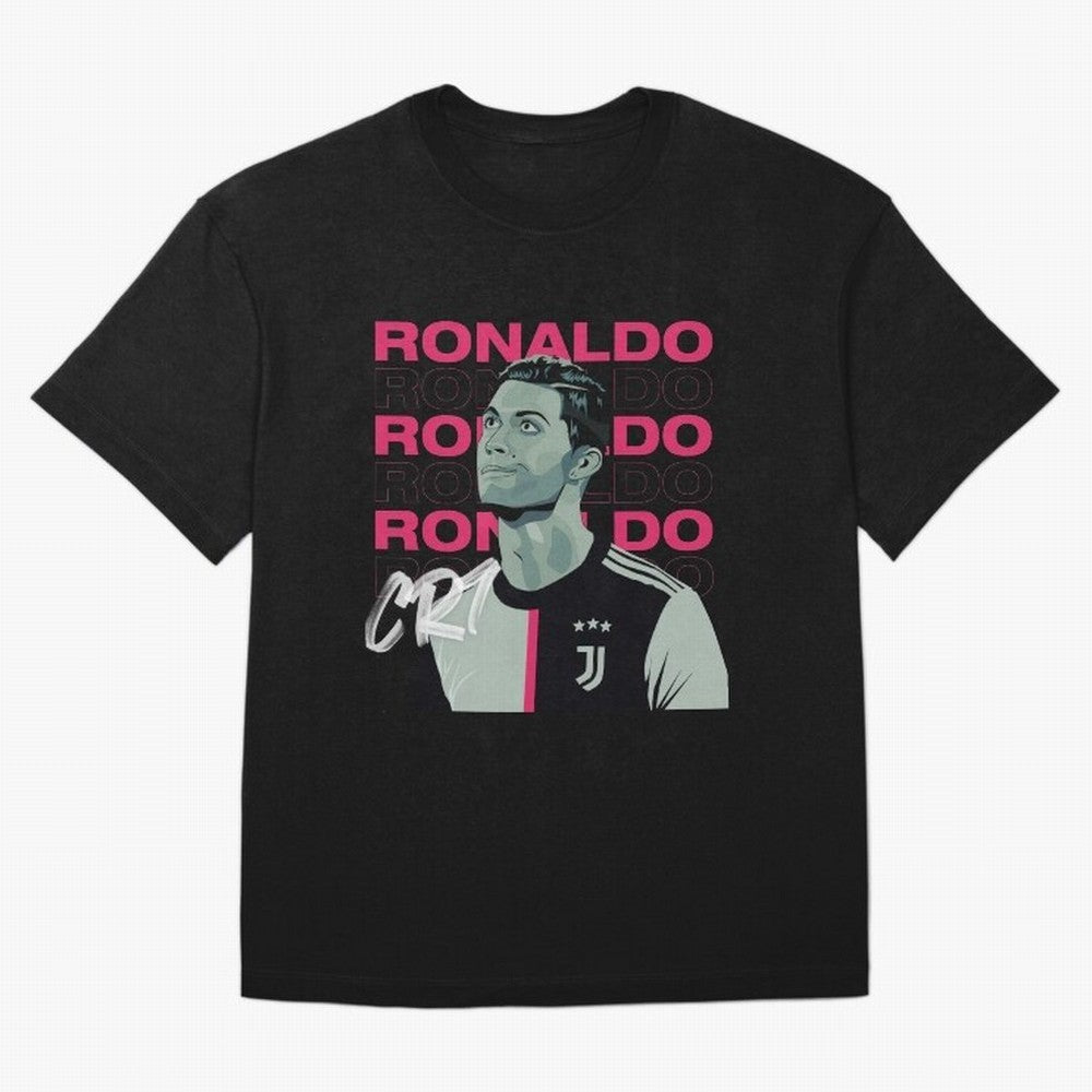 Ronaldo Oversized T-Shirt Feel the Trophy Chase of Global Football Passion for FIFA World Cup 2026, Inspired by CR7 and Messi, France, Stadium Chants, National Pride, Trophy Dreams and Unforgettable Football Memories; Made for Die Hard Supporters,