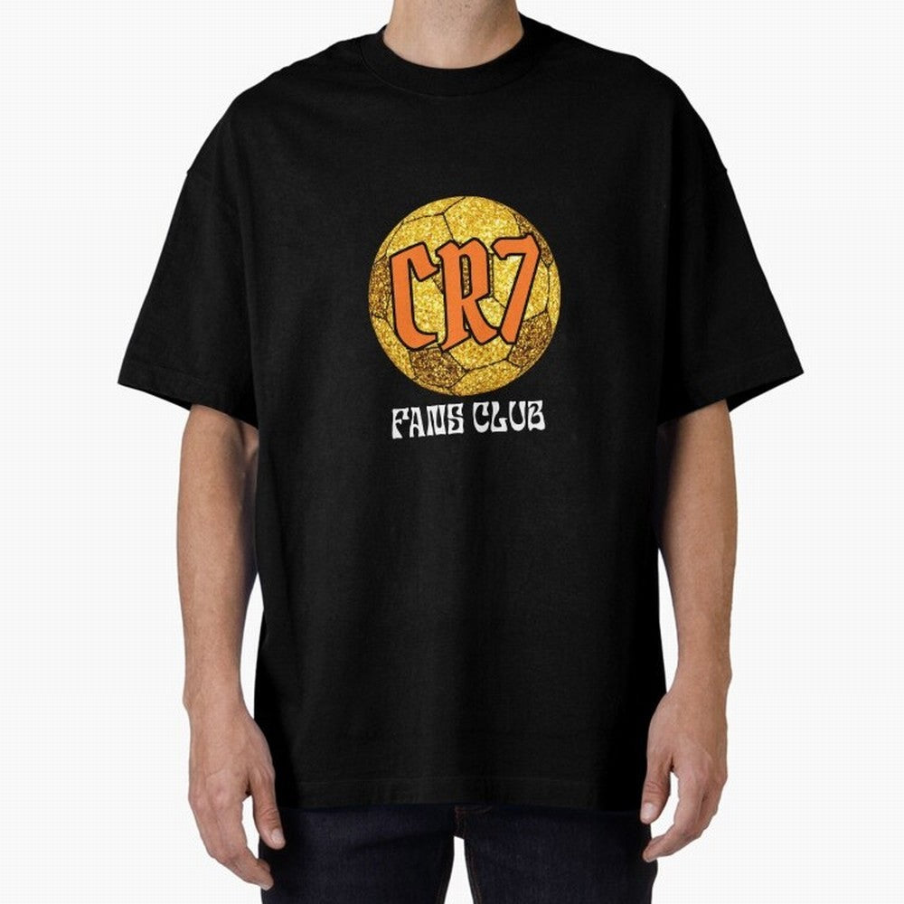 CR7 BLK3 Oversized T-Shirt Support Your Favorite Stars during FIFA World Cup 2026 USA Canada Mexico for Fans of Mbappe and Brazil, Portugal and Argentina, Bringing Stadium Chants, National Pride, Trophy Dreams and Unforgettable Football Memories;
