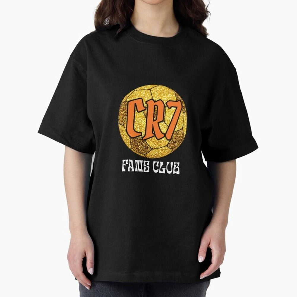 CR7 BLK3 Oversized T-Shirt Support Your Favorite Stars during FIFA World Cup 2026 USA Canada Mexico for Fans of Mbappe and Brazil, Portugal and Argentina, Bringing Stadium Chants, National Pride, Trophy Dreams and Unforgettable Football Memories;