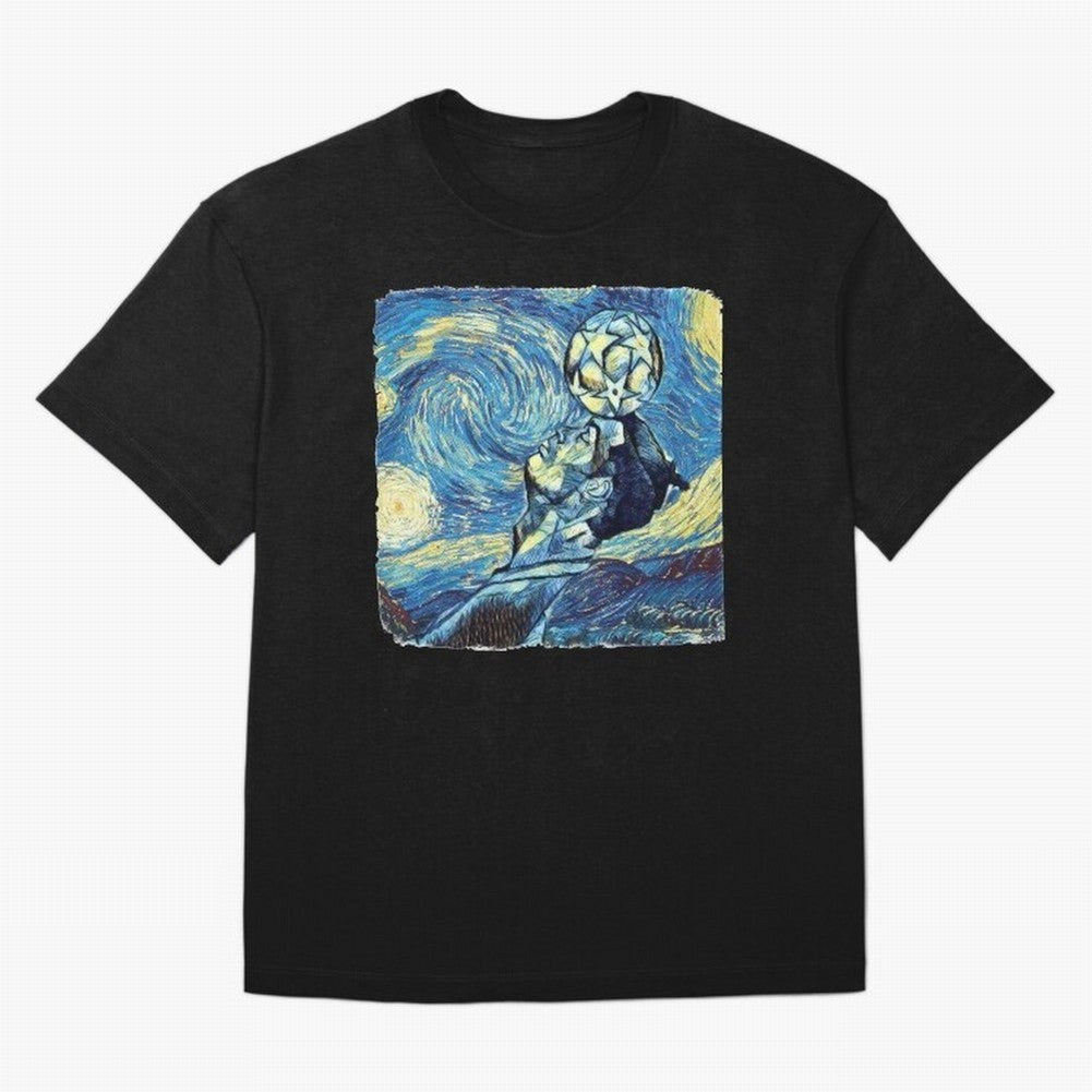 Ronaldo Ronaldo Van Gogh Style Oversized T-Shirt Bring a Champion Mindset to FIFA World Cup 2026 Group Stage Filled with Messi, Neymar and Mbappe, Germany Energy, Stadium Memories, Football Loyalty, International Chants and Championship Tradition;