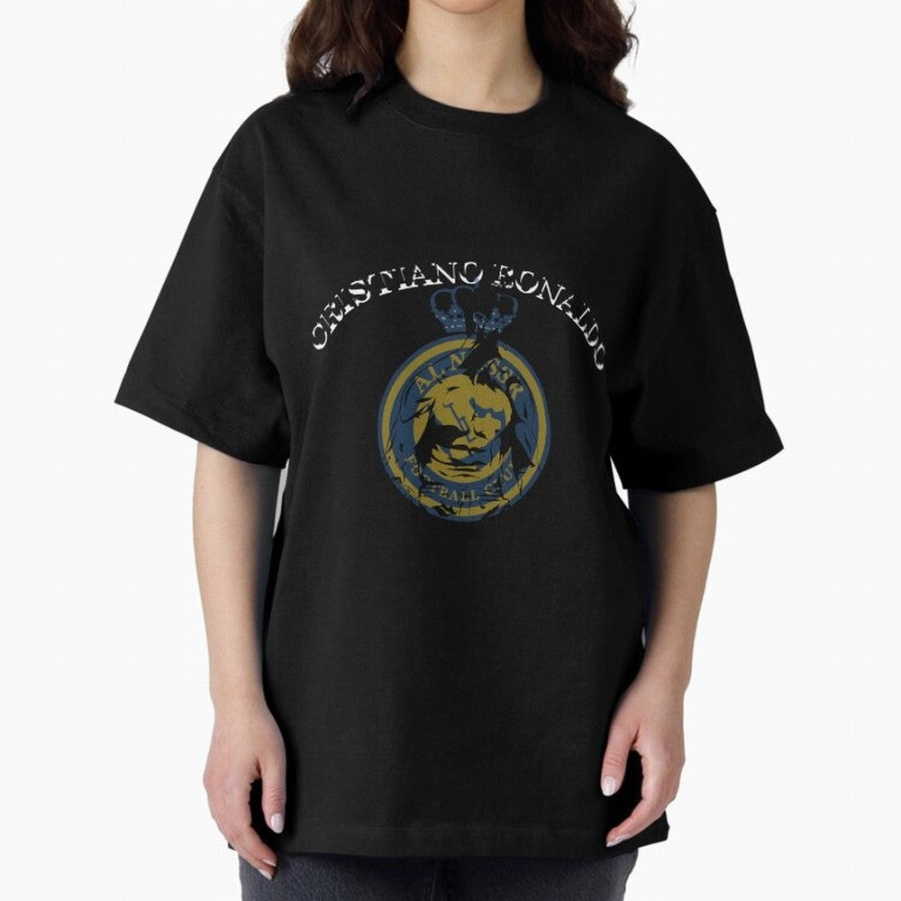 Ronaldo CR7 al nassr Oversized T-Shirt Support Your Favorite Stars during FIFA World Cup 2026 USA Canada Mexico Spirit, Capturing England and Germany, Cristiano Ronaldo, Fan Favorite Moments, National Team Passion, Big Match Drama and Soccer