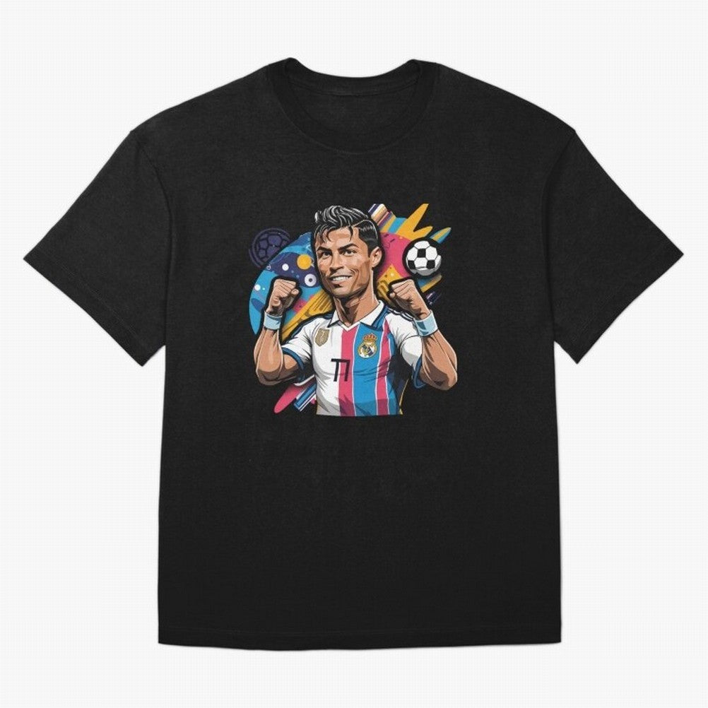 Cristiano Ronaldo cr7 Oversized T-Shirt Show Championship Spirit for FIFA World Cup 2026 USA Canada Mexico Inspired by Messi, Argentina Energy, Match Day Excitement, Supporter Culture, Golden Goals and Global Football Passion; Made for Die Hard