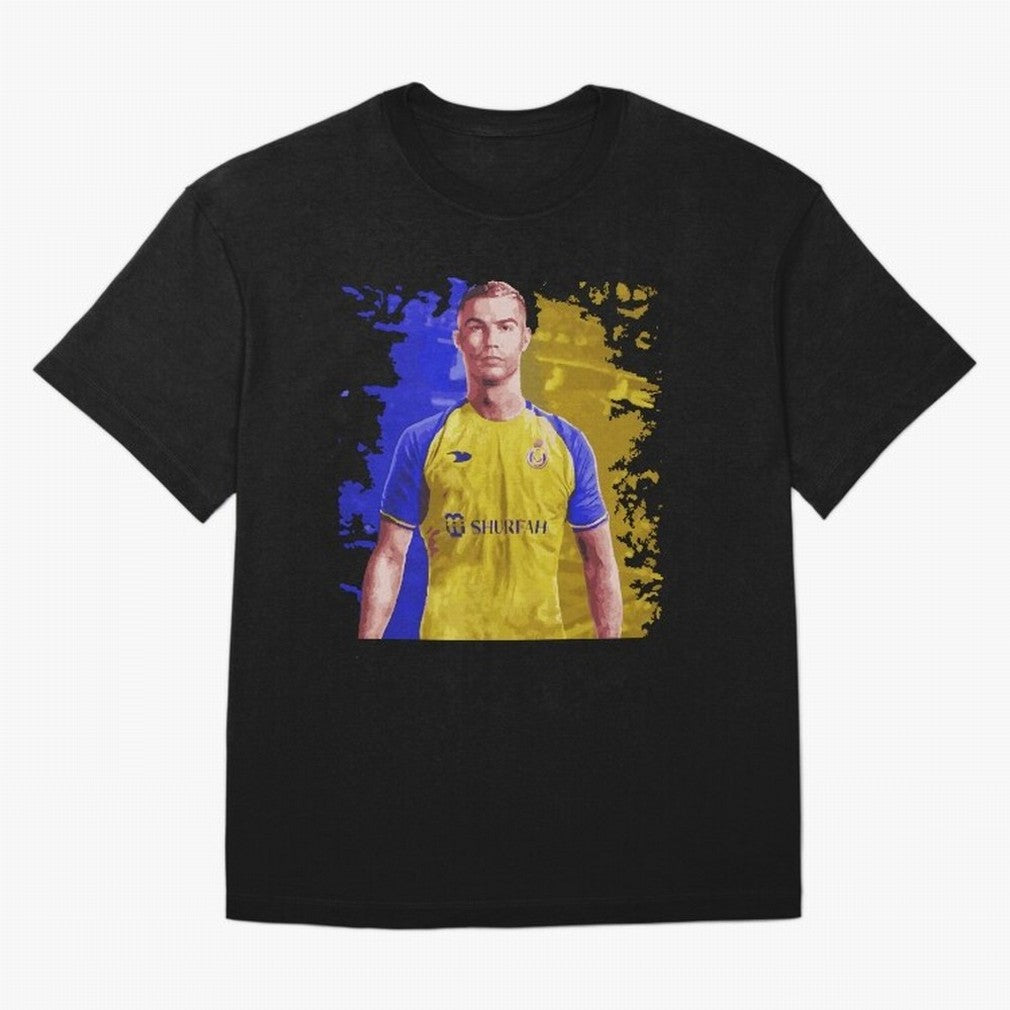 Ronaldo CR7 al nassr Oversized T-Shirt Show Match Day Excitement for the FIFA World Cup 2026 Journey through Haaland and Mbappe Highlights, France Pride, Fan Favorite Moments, National Team Passion, Big Match Drama and Soccer History; Made for