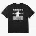 Welcome back to Manchester Ronaldo Oversized T-Shirt Show Love for Legendary Goals in FIFA World Cup 2026 USA Canada Mexico for Fans of Messi, Neymar and Mbappe and England, Bringing Stadium Chants, National Pride, Trophy Dreams and Unforgettable