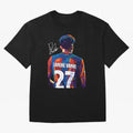 Lamine Yamal Football Player Wpap Art Oversized T-Shirt Step into Global Football Passion for FIFA World Cup 2026 USA Canada Mexico, Highlighting Cristiano Ronaldo, Haaland and CR7, Argentina, France and Brazil, Football History, Final Match