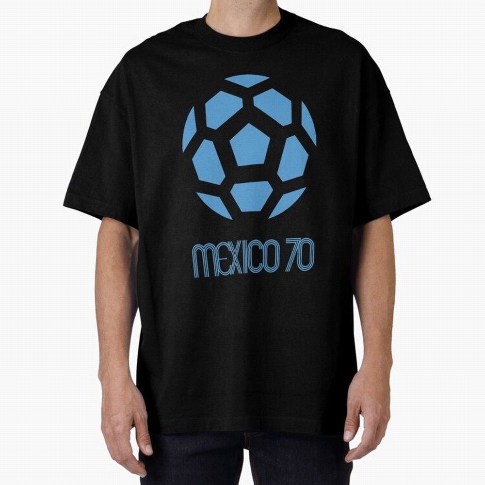 Retro World Cup 70 Logo Oversized T-Shirt Bring World Football Passion into the FIFA World Cup 2026 USA Canada Mexico Journey through CR7 Highlights, England Pride, Champion Mindset, Group Stage Buzz, Knockout Tension and Passionate Fan Culture;