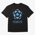 Retro World Cup 70 Logo Oversized T-Shirt Bring World Football Passion into the FIFA World Cup 2026 USA Canada Mexico Journey through CR7 Highlights, England Pride, Champion Mindset, Group Stage Buzz, Knockout Tension and Passionate Fan Culture;