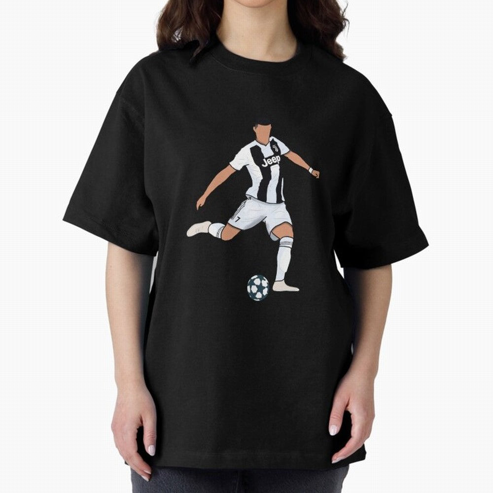 Ronaldo Oversized T-Shirt Carry the Colors and Pride of the FIFA World Cup 2026 USA Canada Mexico Journey through Messi Highlights, England Pride, Match Day Excitement, Supporter Culture, Golden Goals and Global Football Passion; Ideal for