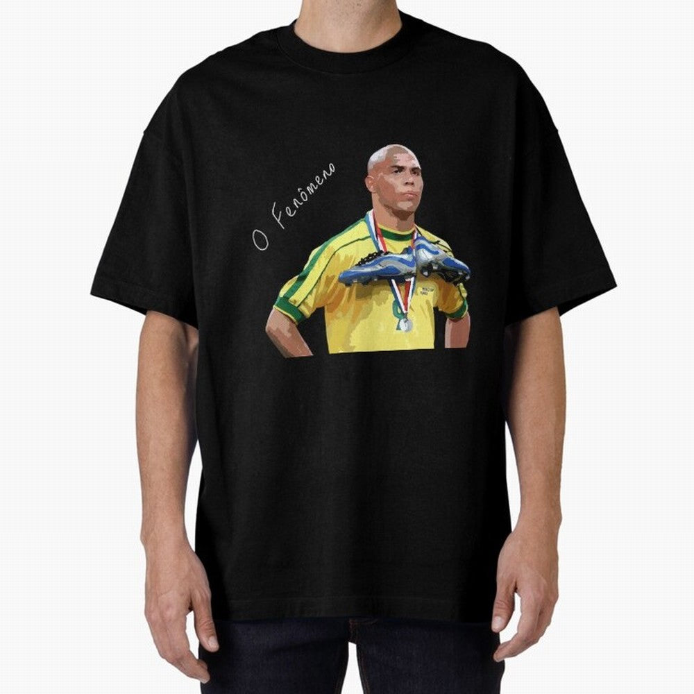 Ronaldo Il Fenomeno Oversized T-Shirt Make Memories around FIFA World Cup 2026 Spirit, Built around Argentina, Cristiano Ronaldo, Haaland and CR7, Global Supporter Spirit, Legendary Goals, National Colors and Tournament Celebration; Ideal for