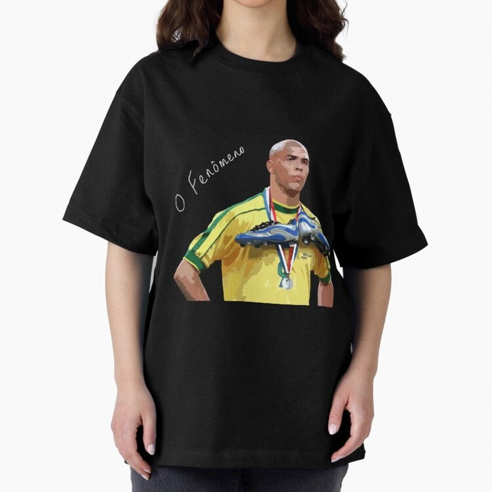 Ronaldo Il Fenomeno Oversized T-Shirt Make Memories around FIFA World Cup 2026 Spirit, Built around Argentina, Cristiano Ronaldo, Haaland and CR7, Global Supporter Spirit, Legendary Goals, National Colors and Tournament Celebration; Ideal for