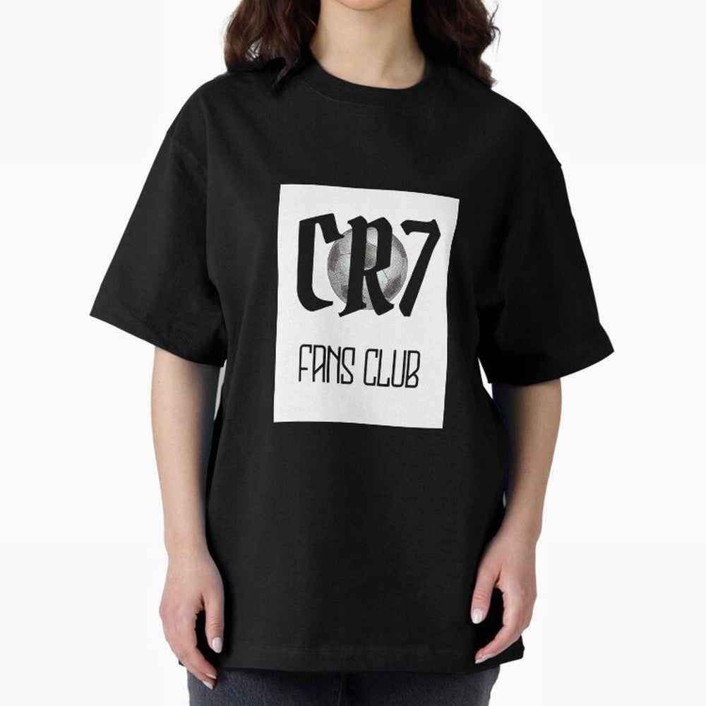 CR7 Oversized T-Shirt Capture the FIFA World Cup 2026 Journey through Messi, CR7 and Mbappe Highlights, Brazil Pride, Retro Football Energy, Iconic Rivalries, Trophy Chase Drama and Stadium Atmosphere; Made for Collectors Who Enjoy Iconic Players,