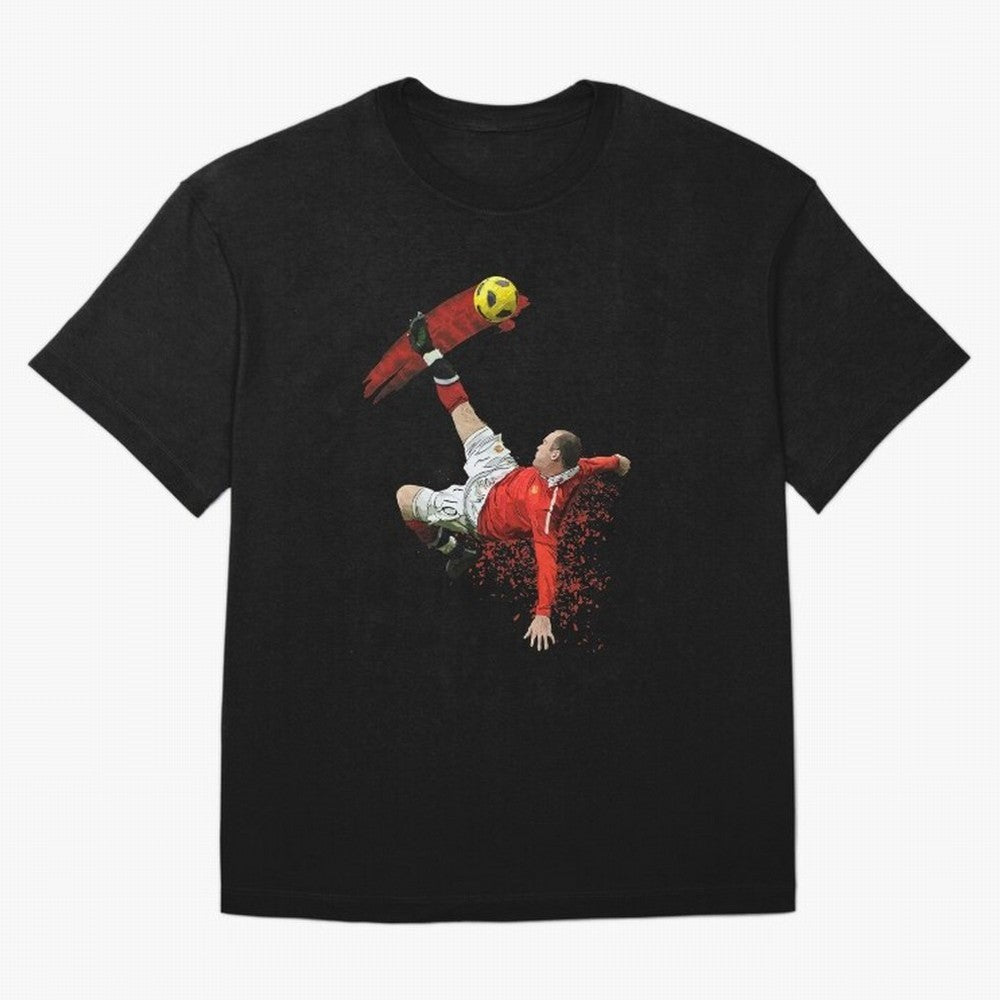 Wayne Rooney Oversized T-Shirt Stand Out with Spirit from Global Football Passion for FIFA World Cup 2026 USA Canada Mexico, Centered on Mbappe, Germany, Football History, Final Match Energy, Crowd Noise and Once in a Lifetime Moments; Built for