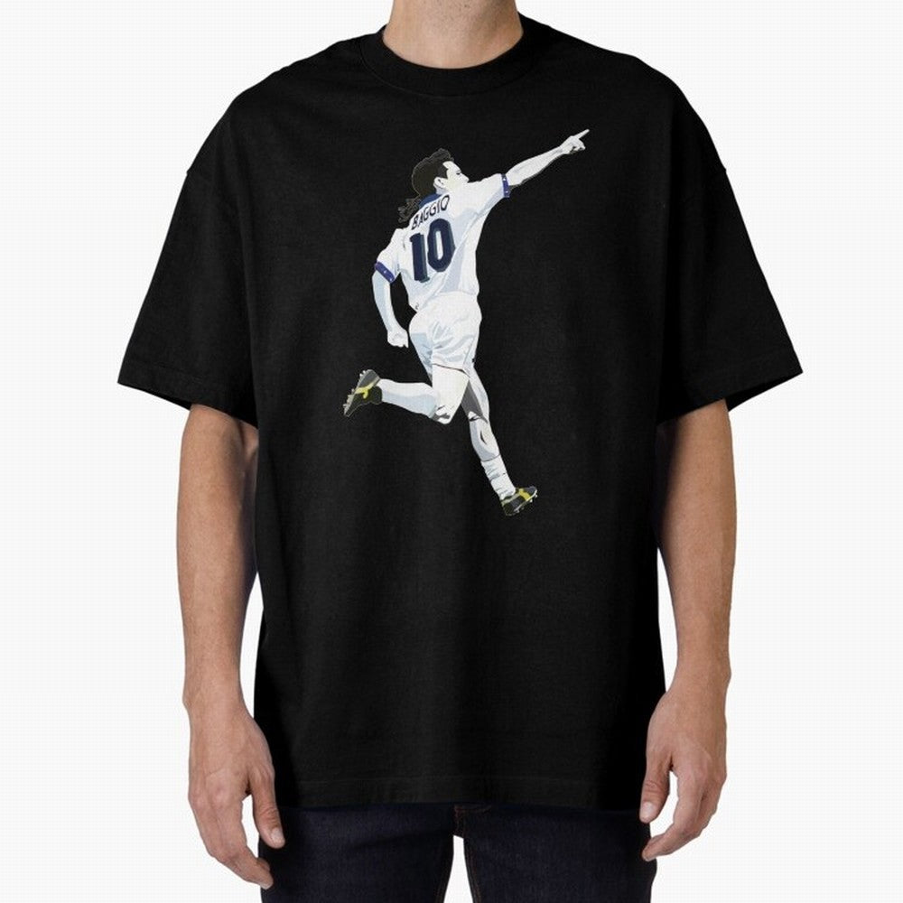 Roberto Baggio - Italy | Mbappe gift Oversized T-Shirt Feel FIFA World Cup 2026 Group Stage for Fans of CR7 and Brazil, Bringing Sports Nostalgia, International Competition, Famous Players and Unforgettable Victories; Made for Collectors Who Enjoy