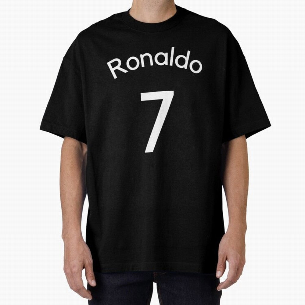 Ronaldo Manchester United Oversized T-Shirt Celebrate Match Day Hype around FIFA World Cup 2026, Messi and Cristiano Ronaldo, England, France and Netherlands, Vintage Soccer Flavor, Modern Football Stars, National Flags and Final Night Emotion;