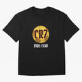CR7 BLK 2 Oversized T-Shirt Join Supporters Worldwide for Match Day Hype around FIFA World Cup 2026, Neymar, Argentina and Brazil, Football Festival Excitement, Trophy Ambitions, Country Rivalries and Star Player Buzz; Ideal for Football Dads,