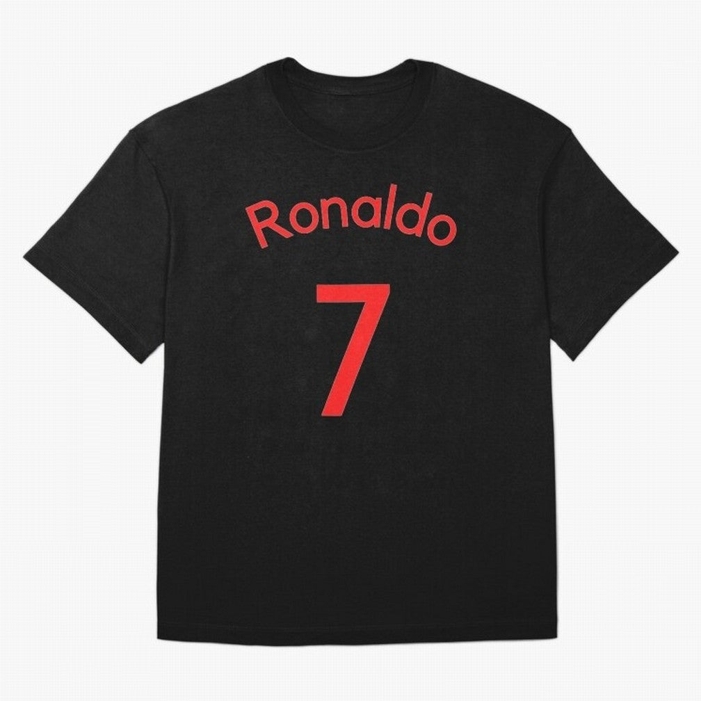 Ronaldo Manchester United Oversized T-Shirt Capture Match Day Hype around FIFA World Cup 2026 Group Stage, Mbappe and Neymar, Brazil, Portugal and Argentina, Soccer Culture, Superstar Moments, National Team Dreams and Competitive Fire; Great for