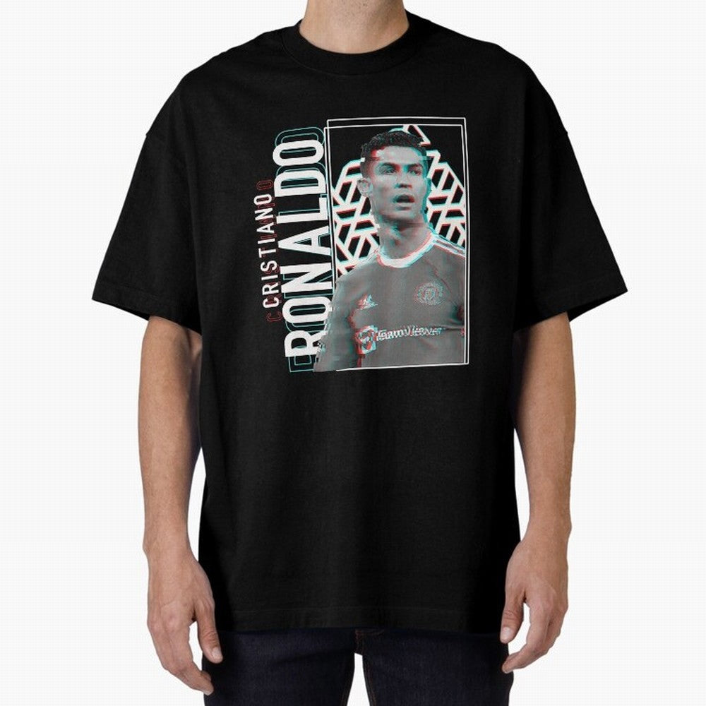 Cristiano Ronaldo sport Oversized T-Shirt Celebrate Global Football Passion for FIFA World Cup 2026, Driven by Messi, Neymar and Mbappe, Brazil, Soccer Culture, Superstar Moments, National Team Dreams and Competitive Fire; Perfect for Supporters