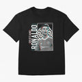Cristiano Ronaldo sport Oversized T-Shirt Celebrate Global Football Passion for FIFA World Cup 2026, Driven by Messi, Neymar and Mbappe, Brazil, Soccer Culture, Superstar Moments, National Team Dreams and Competitive Fire; Perfect for Supporters
