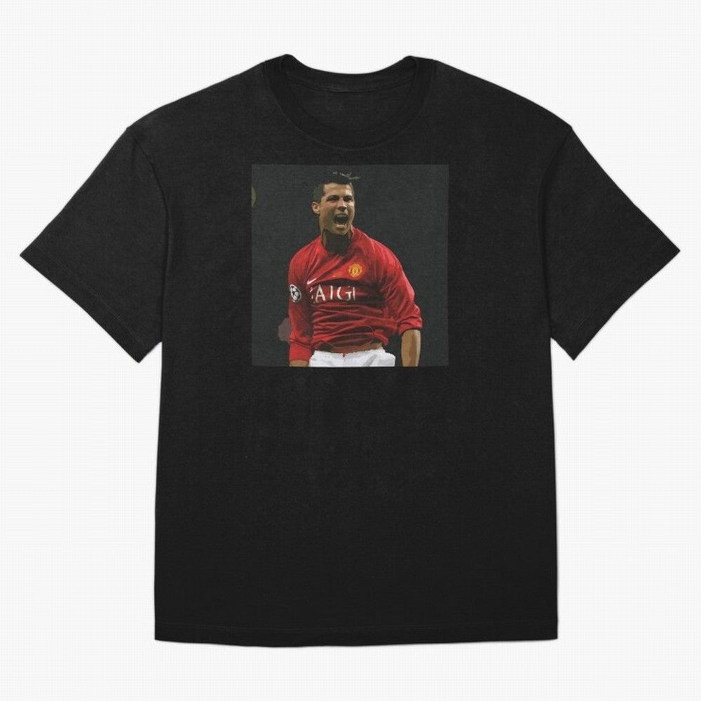 The Manchester United bug 2008 Oversized T-Shirt Cheer for Match Day Hype around FIFA World Cup 2026, Messi and Cristiano Ronaldo, Brazil, Sports Nostalgia, International Competition, Famous Players and Unforgettable Victories; Great for Supporters