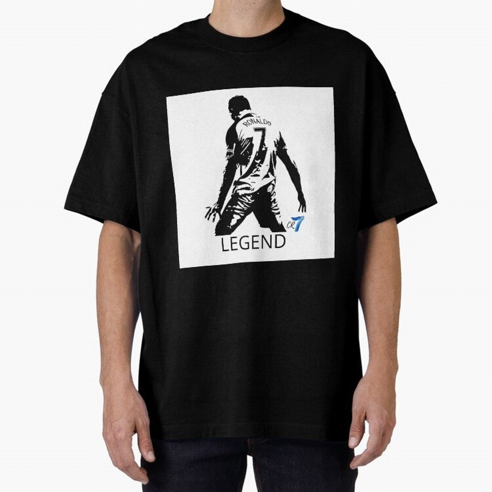 RONALDO legend CR7 Oversized T-Shirt Carry the Dream of FIFA World Cup 2026 USA Canada Mexico for Fans of Messi, CR7 and Mbappe and Spain and Netherlands, Bringing Soccer Culture, Superstar Moments, National Team Dreams and Competitive Fire; Built