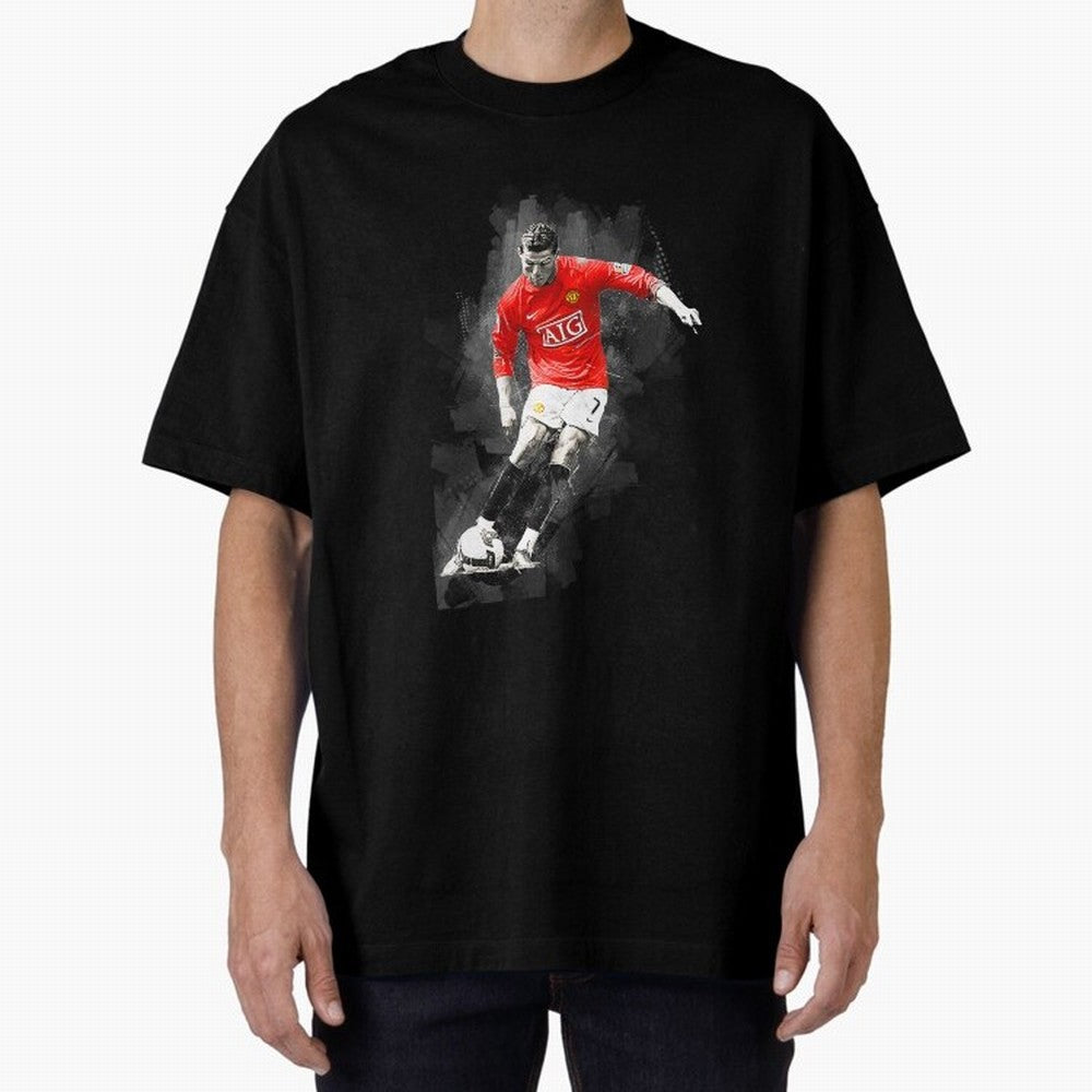 Cristiano Ronaldo gift Oversized T-Shirt Make Every Kick Count in Global Football Passion for FIFA World Cup 2026 Group Stage, Made for CR7, Portugal, Spain and Germany, Fan Favorite Moments, National Team Passion, Big Match Drama and Soccer