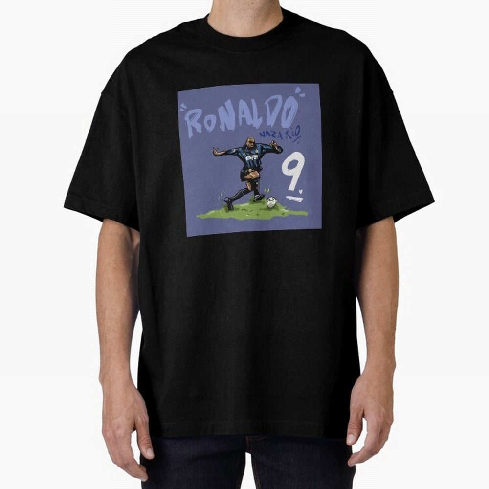 Ronaldo Nazario. Oversized T-Shirt Celebrate Global Football Passion for FIFA World Cup 2026 Group Stage, Built around Mbappe and Neymar, Germany, Game Day Rituals, Football Legends, Country Pride and the Road to the Final; Created for Match Day