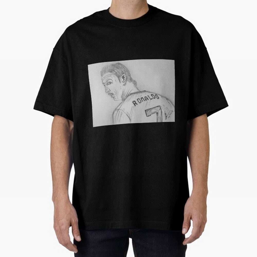 CR7 Oversized T-Shirt Follow the Road to FIFA World Cup 2026 Spirit, Made for Spain and Netherlands, CR7 and Messi, Supporter Pride, Iconic Celebrations, Legendary Names and Global Match Day Energy; Ideal for Fans Who Follow Messi, Cristiano
