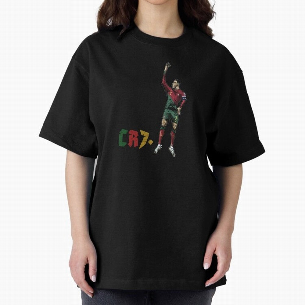 CR7. Oversized T-Shirt Treasure the FIFA World Cup 2026 USA Canada Mexico Journey through Messi, CR7 and Mbappe Highlights, Spain and Netherlands Pride, Champion Mindset, Group Stage Buzz, Knockout Tension and Passionate Fan Culture; Great for