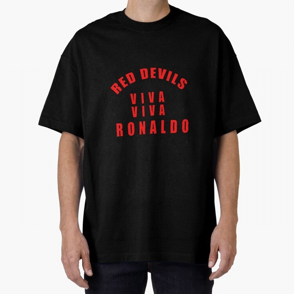 Viva Viva Ronaldo Oversized T-Shirt Make Every Kick Count in FIFA World Cup 2026 USA Canada Mexico Centered on Neymar, England and Germany Energy, Supporter Pride, Iconic Celebrations, Legendary Names and Global Match Day Energy; Made for Die Hard