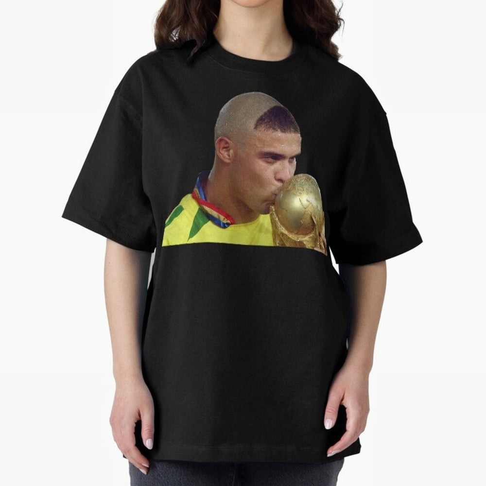 El Fenomeno Oversized T-Shirt Honor Football Greatness during Global Football Passion for FIFA World Cup 2026 Group Stage, Highlighting Neymar, Portugal, Spain and Germany, Football Festival Excitement, Trophy Ambitions, Country Rivalries and Star