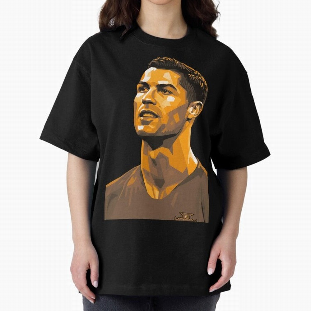 Ronaldo Oversized T-Shirt Embrace Global Football Passion for FIFA World Cup 2026 USA Canada Mexico, Capturing Messi, Neymar and Mbappe, Brazil, Portugal and Argentina, Champion Mindset, Group Stage Buzz, Knockout Tension and Passionate Fan