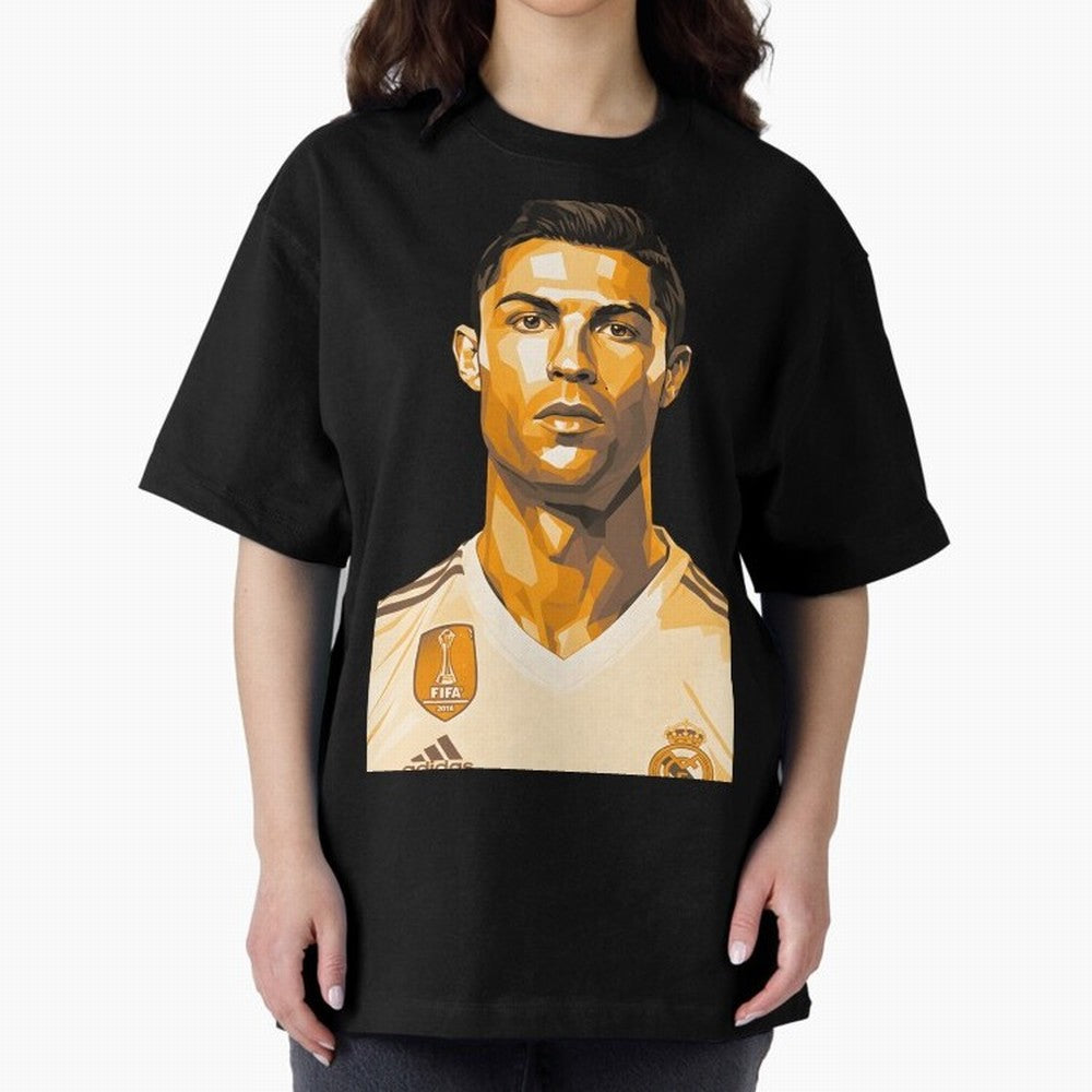 Ronaldo Oversized T-Shirt Spotlight Match Day Hype around FIFA World Cup 2026 USA Canada Mexico, Neymar, Haaland and Cristiano Ronaldo, England, France and Netherlands, Fan Favorite Moments, National Team Passion, Big Match Drama and Soccer