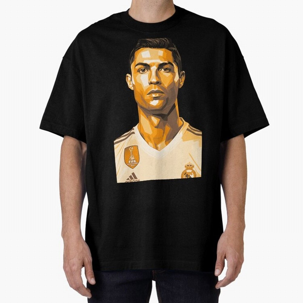 Ronaldo Oversized T-Shirt Spotlight Match Day Hype around FIFA World Cup 2026 USA Canada Mexico, Neymar, Haaland and Cristiano Ronaldo, England, France and Netherlands, Fan Favorite Moments, National Team Passion, Big Match Drama and Soccer