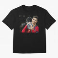 Ronaldo Oversized T-Shirt Show Your Love for Match Day Hype around FIFA World Cup 2026, Haaland and Mbappe, Brazil, Football History, Final Match Energy, Crowd Noise and Once in a Lifetime Moments; Ideal for Passionate Fans Who Love Underdog