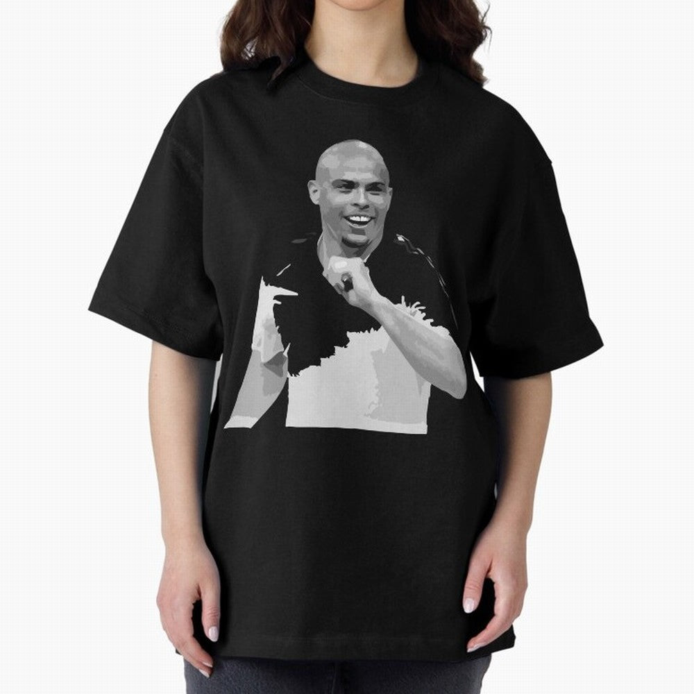 R9 Ronaldo Oversized T-Shirt Bring Retro Soccer Energy to FIFA World Cup 2026 Spirit, Highlighting Argentina, Messi, Champion Mindset, Group Stage Buzz, Knockout Tension and Passionate Fan Culture; Made for Die Hard Supporters, Soccer Lovers, Game